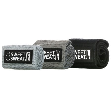 Sports Research, Sweet Sweat Hip Bands, Gray, 3 Bands - Image 3