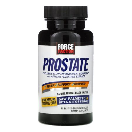 Force Factor, Prostate, Natural Prostate Health Solution, 60 Easy-To-Swallow Softgels - Image 3