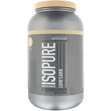 Isopure, Low Carb, Proteína em Pó, Coco Queimado, 1,36 kg (3 lb)