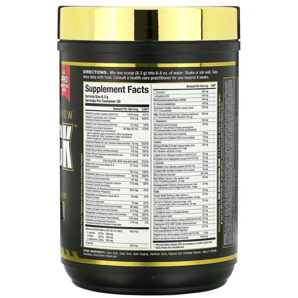 ALLMAX Nutrition, VITASTACK Drink Mix, Orange, 8.8 oz (250 g) - Imagem 2