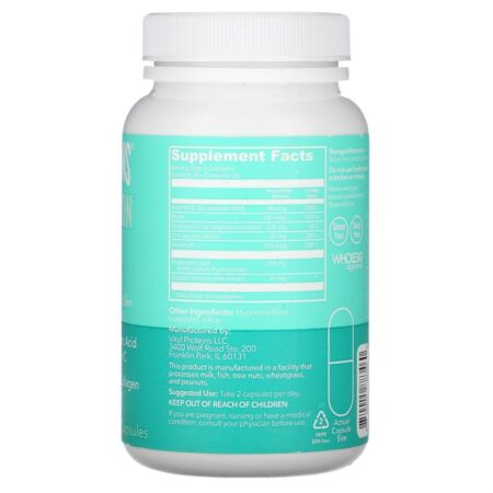 Vital Proteins, Skin Hydration Boost, 60 Capsules - Imagem 2