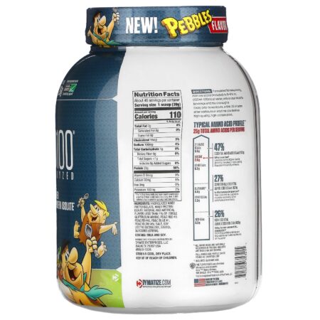 Dymatize Nutrition, ISO 100 Hydrolyzed, 100% Whey Protein Isolate, Fruity Pebbles, 3 lb (1.4 kg) - Image 2