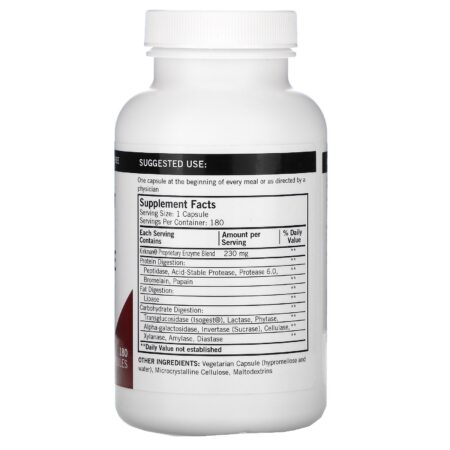 Kirkman Labs, Enzyme Complete DPP-IV With ISOGEST, 180 Capsules - Image 2