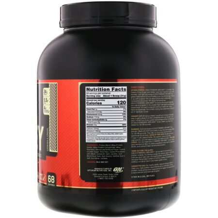 Optimum Nutrition, Gold Standard, 100% Whey, Cookies e Creme, 2,1 kg (4,63 lb) - Image 2