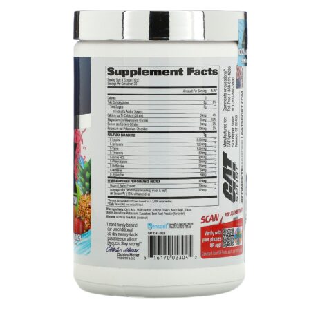 GAT, Flexx EAAs + Hydration, Fruit Punch, 12.69 oz (360 g) - Image 2