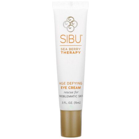 Sibu Beauty, Terapia com Frutos do Mar, Creme Anti-Idade para os Olhos, Óleo de Espinheiro Marítimo T7, 0.5 fl oz (15 ml)