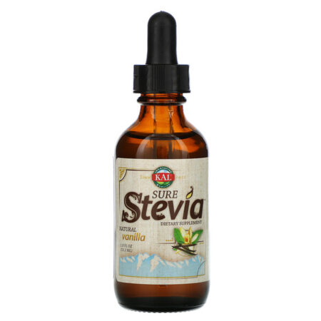 KAL, Sure Stevia, Baunilha Natural, 1,8 fl oz (53,2 ml)