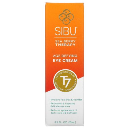 Sibu Beauty, Terapia com Frutos do Mar, Creme Anti-Idade para os Olhos, Óleo de Espinheiro Marítimo T7, 0.5 fl oz (15 ml) - Image 2