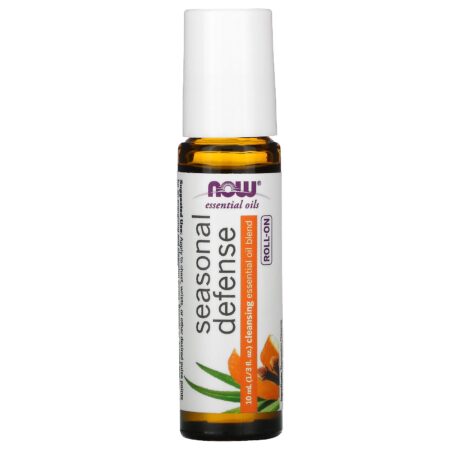 Now Foods, Essential Oils, Seasonal Defense Roll-On, 1/3 fl oz (10 ml) - Image 3