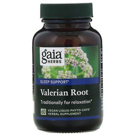 Gaia Herbs, Valerian Root, 60 Vegan Liquid Phyto-Caps - Image 3