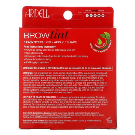 Ardell, Brow Tint, Light Brown, 5 Piece Set - Image 3