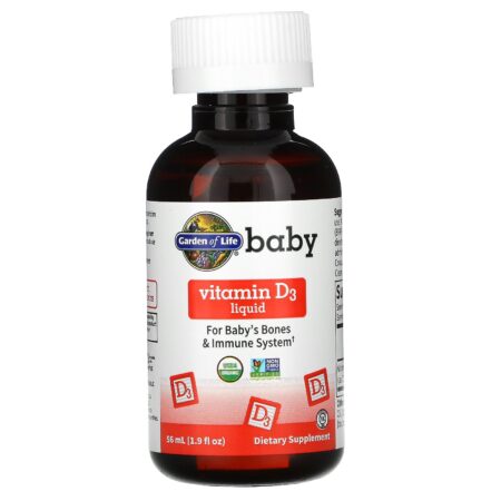 Garden of Life, Baby Vitamin D3 Liquid, 1.9 fl oz ( 56 ml) - Image 3