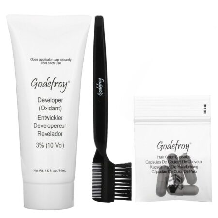 Godefroy, 28 Day Touch Ups, Natural Black, 4 Application Kit - Imagem 3