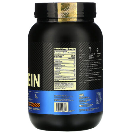 Optimum Nutrition, Gold Standard 100% Casein, Chocolate Peanut Butter, 2 lb (907 g) - Image 2