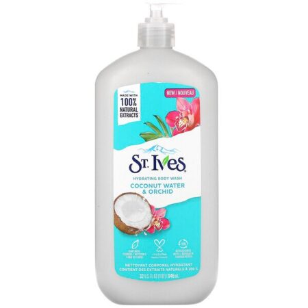 St. Ives, Hydrating Body Wash, Coconut Water & Orchid, 32 fl oz (946 ml)