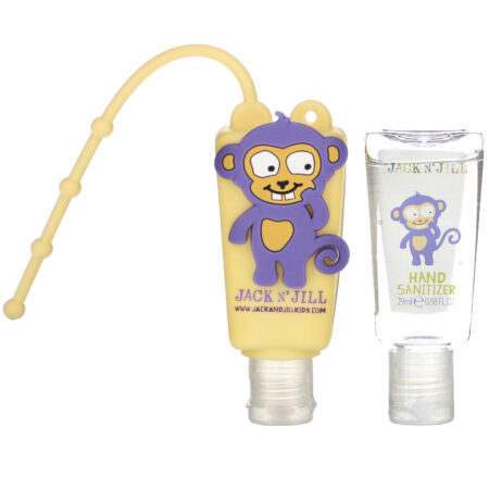 Jack n' Jill, Hand Sanitizer, Monkey, 2 Pack, 0.98 fl oz (29 ml) Each and 1 Case - Image 3