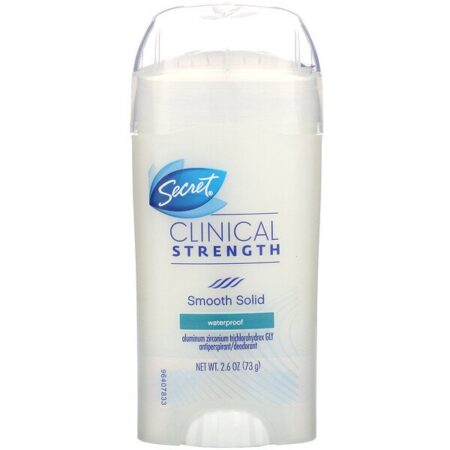 Secret, Clinical Strength, Antiperspirant/Deodorant, Soft Solid, Waterproof, 2.6 oz (73 g)