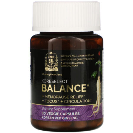 Cheong Kwan Jang, Koreselect, Balance, 30 Veggie Capsules - Image 3