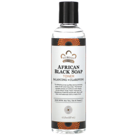 Nubian Heritage, African Black Soap Toner, 4.3 fl oz (127 ml)