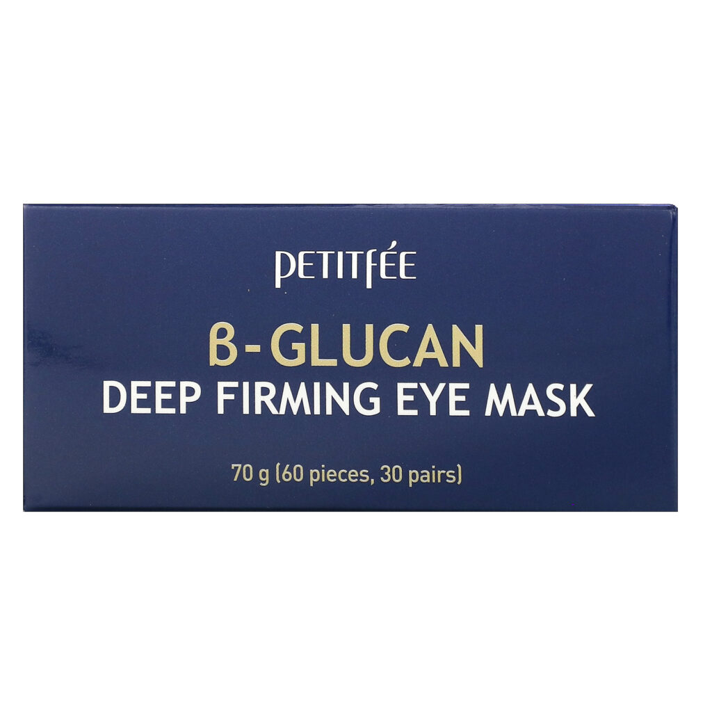 Petitfee, B-Glucan Deep Firming Eye Mask, 60 Pieces - Imagem 4