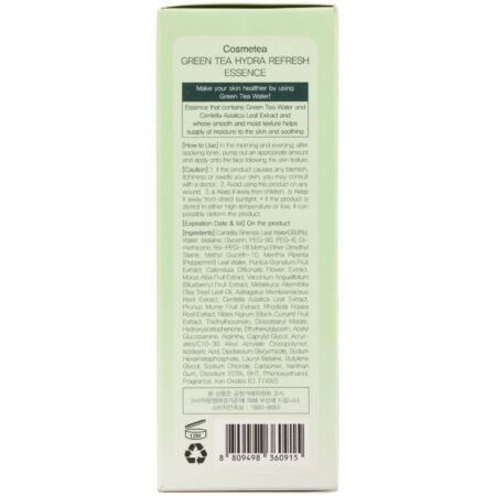 Cosmetea, Green Tea Hydra Refresh, Essência, 30 ml (1,06 fl oz) - Image 3