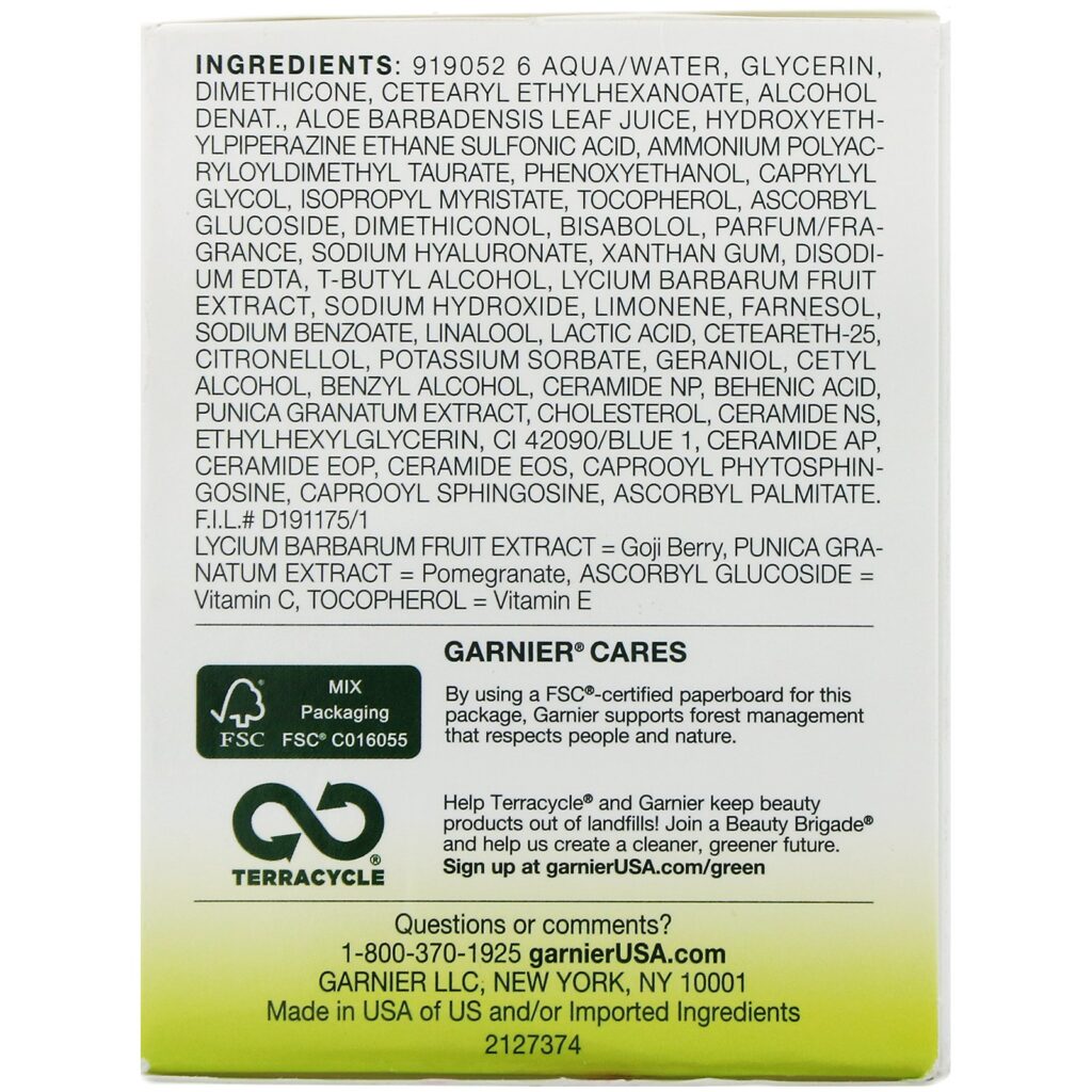 Garnier, SkinActive, Bomba de hidratação, Super-hidratante antioxidante, 48 g - Imagem 3