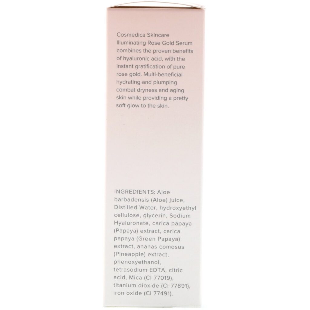 Cosmedica Skincare, Sérum Iluminador Rose Gold, 2 oz (60 ml) - Imagem 3