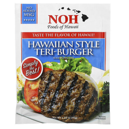 NOH Foods of Hawaii, Hawaiian Style Teri-Burger Seasoning Mix, 1 1/2 oz (42 g)