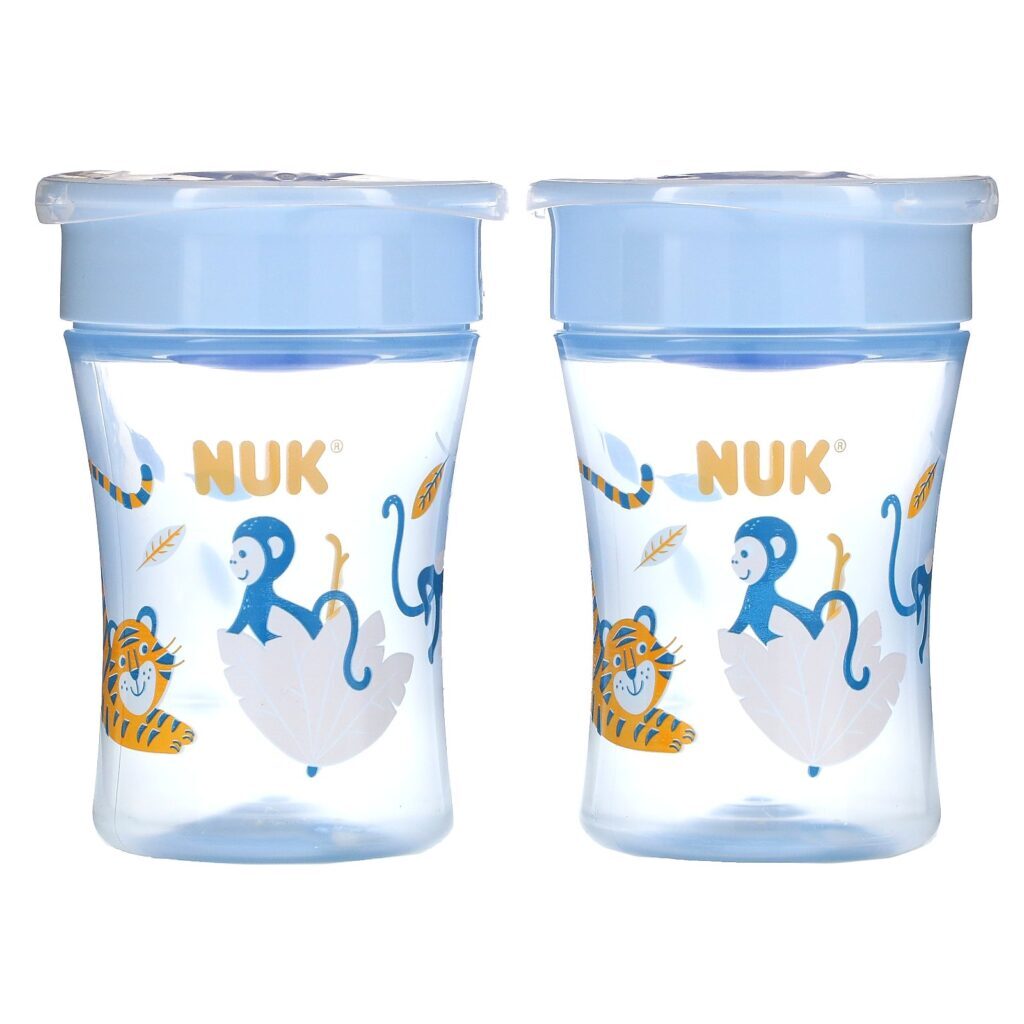 NUK, Evolution 360 Cup, 8 + Months, 2 Cups, 8 oz (240 ml) - Imagem 3