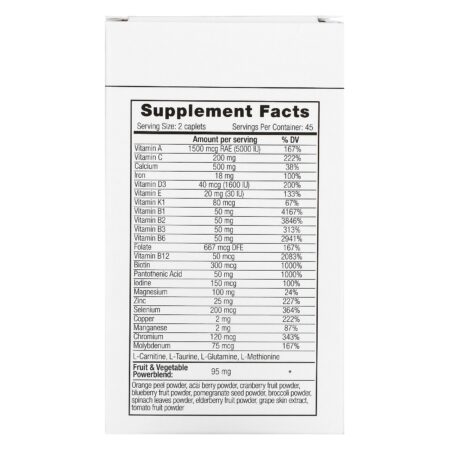 Vplab, Ultra Women’s Multivitamin Formula, 90 Caplets - Image 2