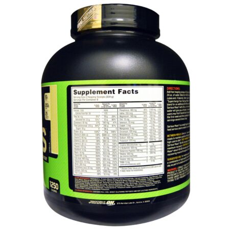 Optimum Nutrition, Serious Mass, Pó para Ganho de Peso com Alta Proteína, 2,72 kg (6 lbs) - Image 2