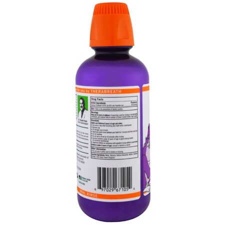 TheraBreath, Enxaguatório Bucal Anti-Cárie para Crianças, Uva Gorila, 473 ml (16 fl oz) - Image 2