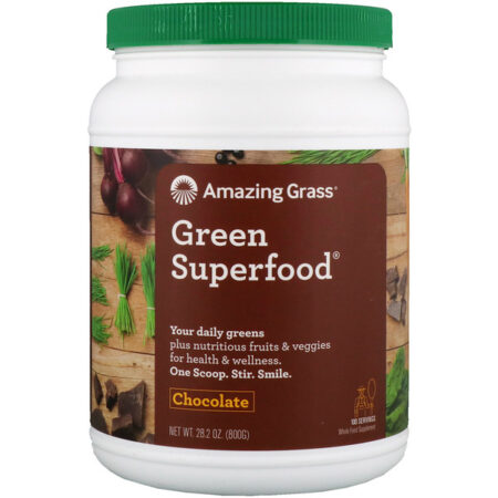 Amazing Grass, Green Superfood, Chocolate, 800 g (28,2 oz)