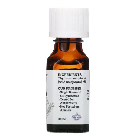 Aura Cacia, Óleo Essencial Puro, Manjerona Selvagem, 15 ml (0,5 fl oz) - Image 2