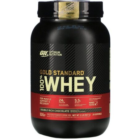 Optimum Nutrition, Gold Standard 100% Whey, Chocolate Rico Duplo, 907 g (2 lb)