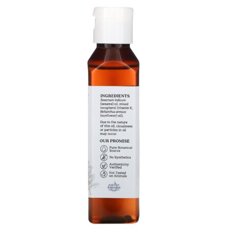 Aura Cacia, Óleo Natual para Cuidados com a Pele, Gergelim Protetor, 4 fl oz (118 ml) - Image 2