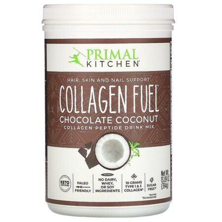 Primal Kitchen, Collagen Fuel, Chocolate e Coco, 394 g (13,89 oz)