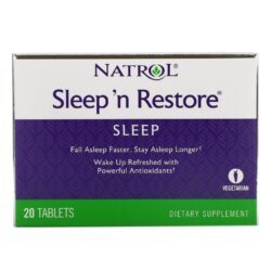 Natrol, Sleep 'n Restore, 20 comprimidos