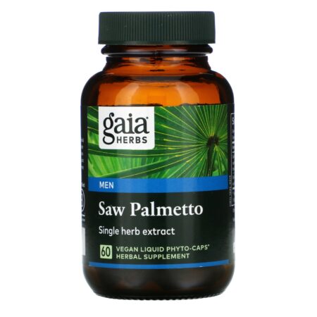 Gaia Herbs, Serenoa para Homens, 60 Liquid Phyto-Caps Veganas - Image 3