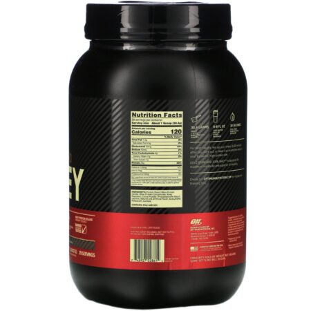 Optimum Nutrition, Gold Standard 100% Whey, Chocolate Rico Duplo, 907 g (2 lb) - Image 2