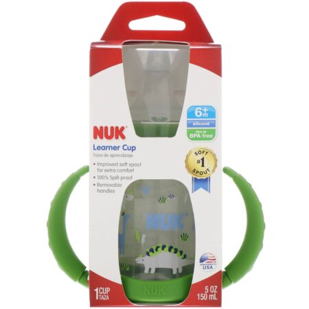 NUK, Learner Cup, 6+ Months, Boy, 1 Cup, 5 oz (150 ml) - Image 2