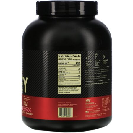 Optimum Nutrition, Gold Standard, 100% Whey, Delicioso Sabor Morango, 2,27 kg (5 lb) - Image 2