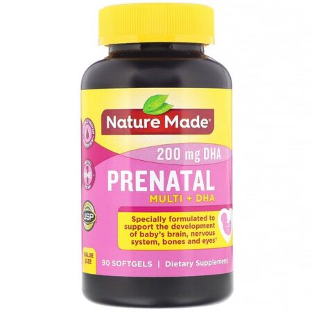 Nature Made, Pré-natal Multi + DHA, 90 Softgels