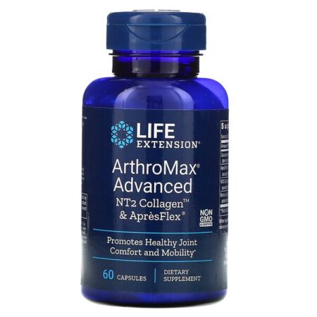 Life Extension, ArthroMax Advanced, NT2 Collagen & ApresFlex, 60 Cápsulas