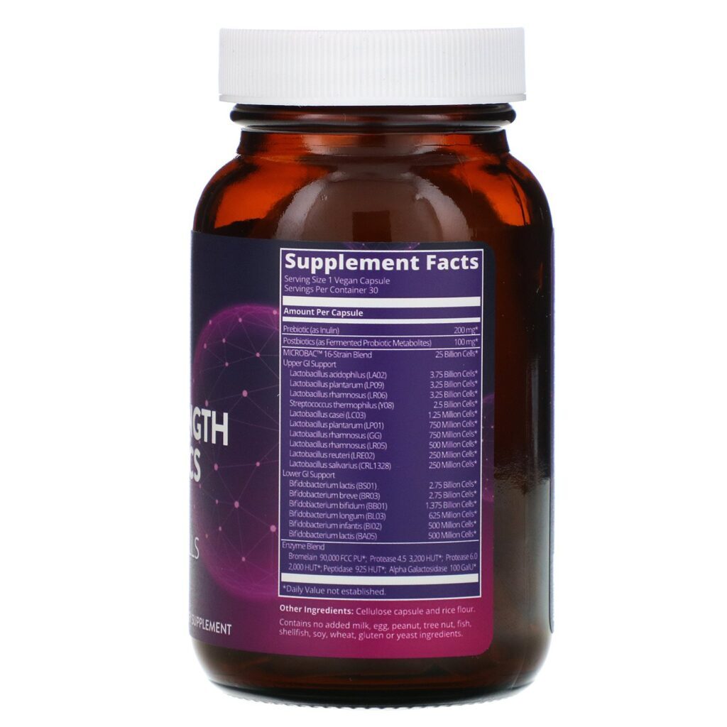 MRM, Nutrition, Extra Strength Probiotics, 25 Billion Cells, 30 Vegan Capsules - Imagem 2
