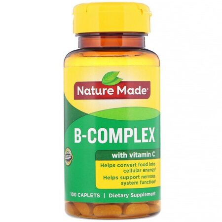 Nature Made, Complexo-B Vitamina C, 100 Tabletes