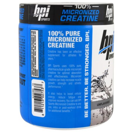 BPI Sports, Micronized Creatine, Limited Edition, Unflavored, 10.58 oz (300 g) - Image 3