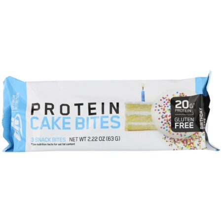 Optimum Nutrition, Protein Cake Bites, Birthday Cake, 9 Bars, 2.22 oz (63 g) Each - Image 4