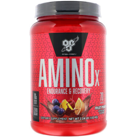 BSN, AminoX, Resistência e Recuperação, Ponche de Frutas, 1,01 kg (2,23 lb)