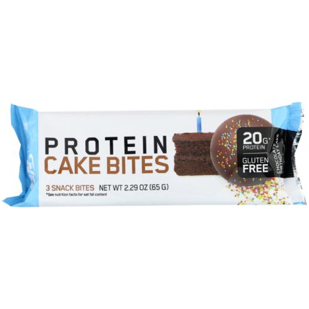 Optimum Nutrition, Protein Cake Bites, Chocolate Birthday Cake, 9 Bars, 2.29 oz (65 g) Each - Image 4